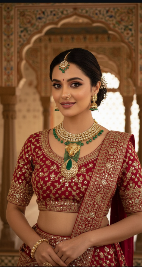 22K Gold Imperial Ganesha Necklace