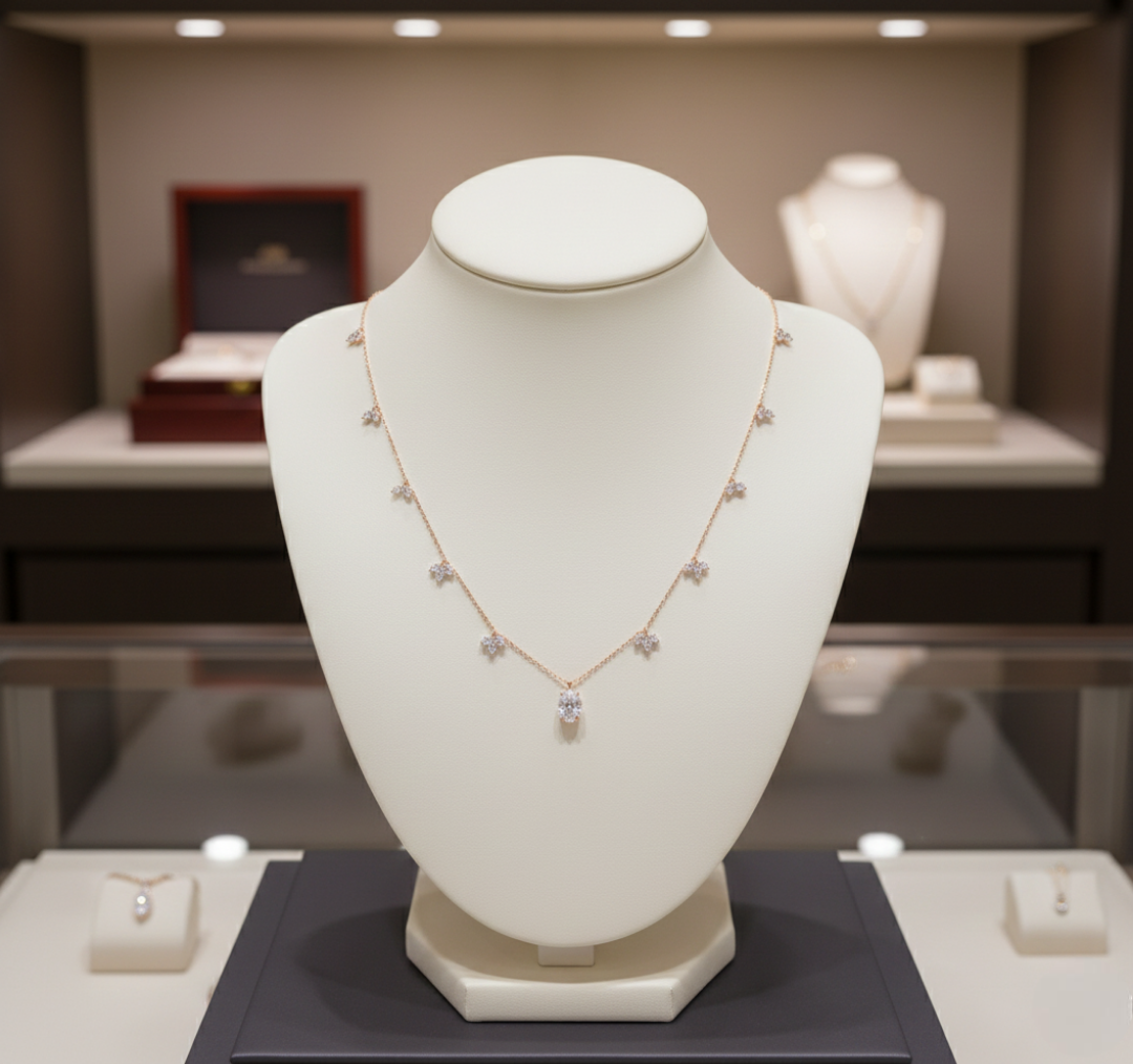 Seraphina Diamond Blossom Necklace