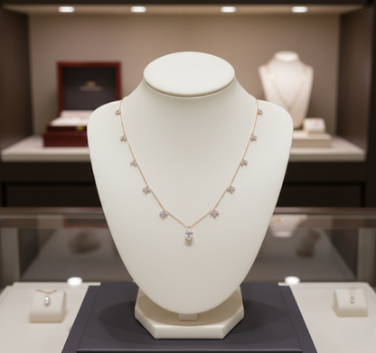 Seraphina Diamond Blossom Necklace