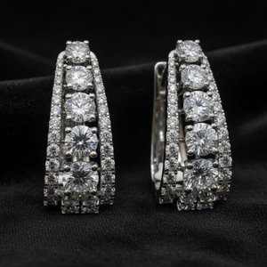 Grand Cascade Hoop Earrings