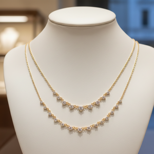Eternal Radiance Layered Necklace