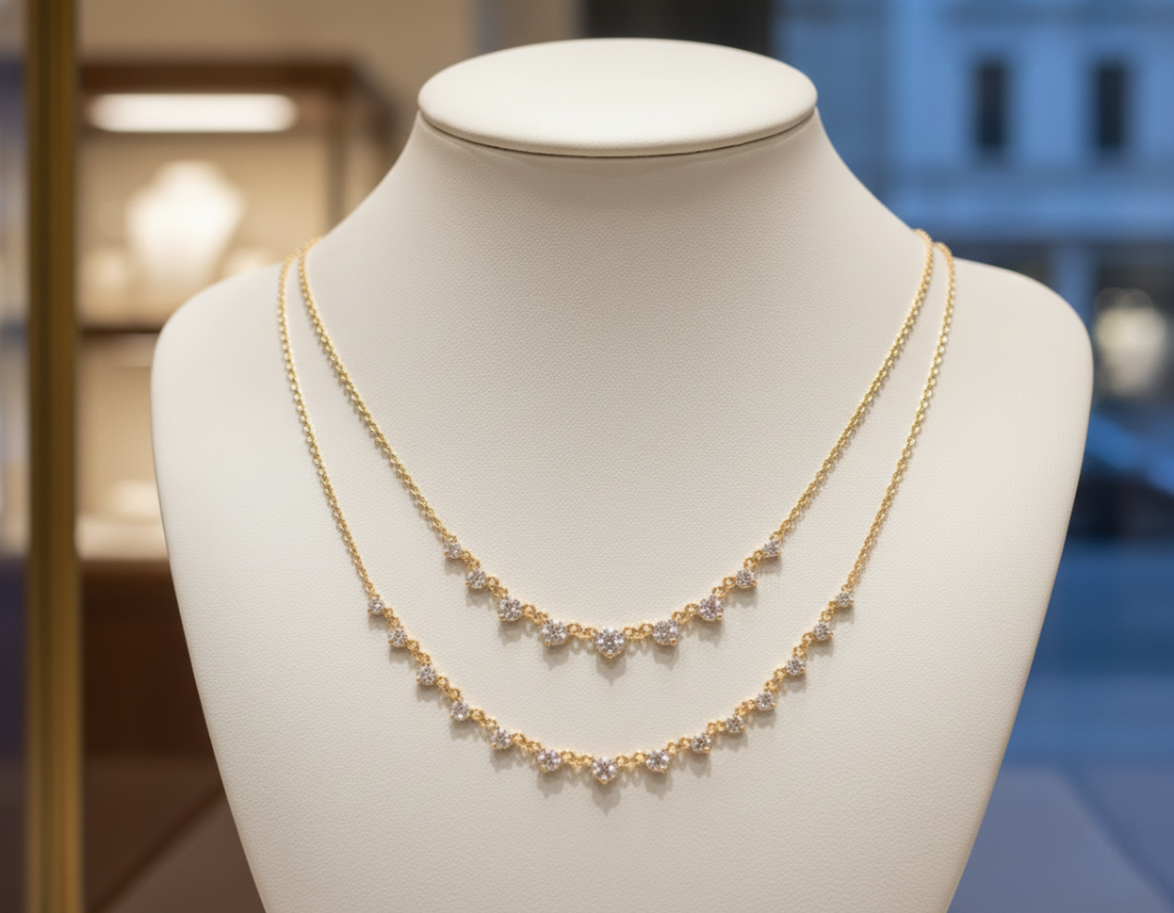 Eternal Radiance Layered Necklace