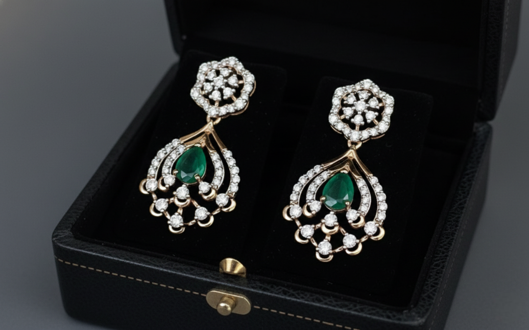 Royal Mughal Teardrop Earrings
