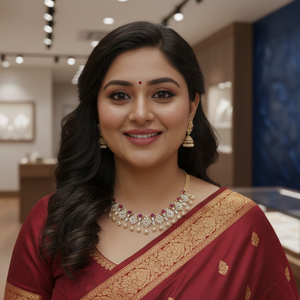 Royal Ruby & Pearl Heritage Necklace