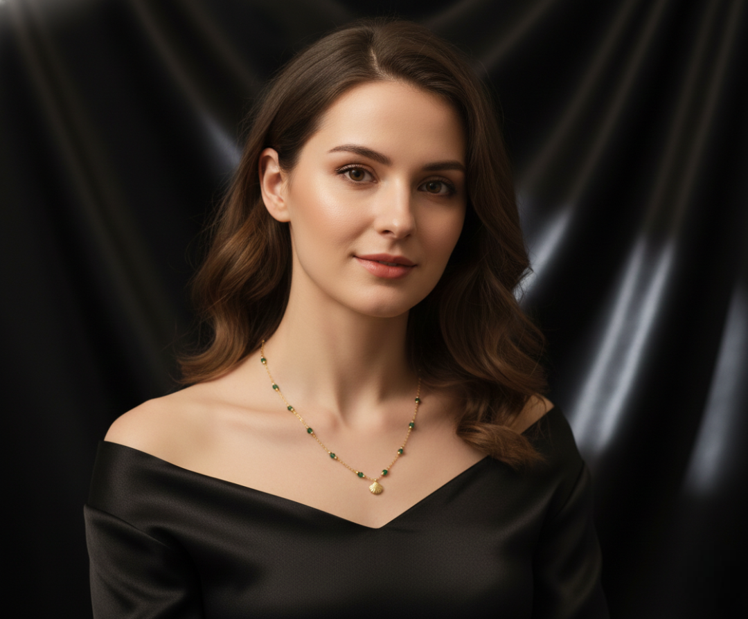 Seafoam Serenity Shell Necklace