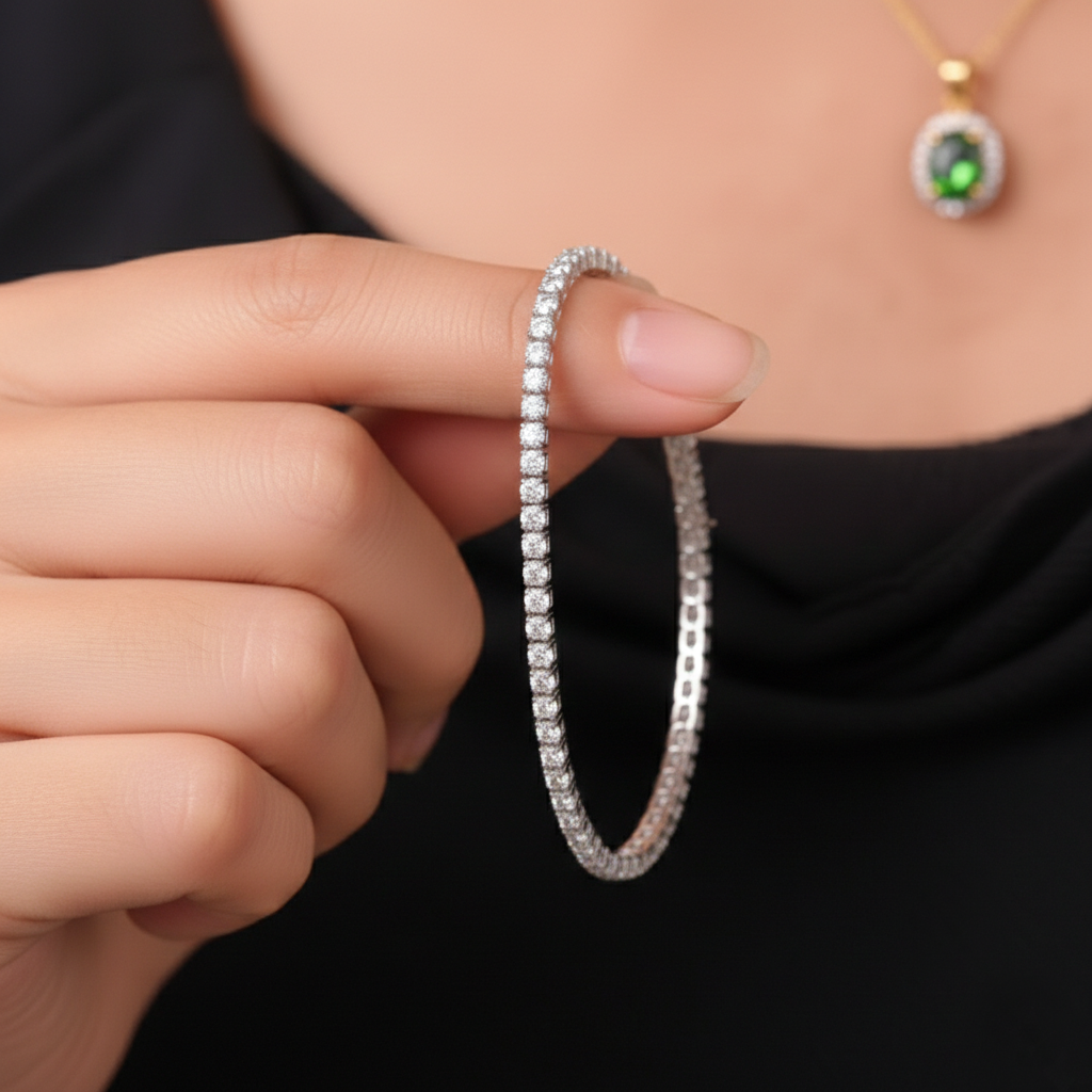 Eternal Sparkle Diamond Tennis Bracelet