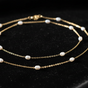 Etheria Pearl Station Necklace