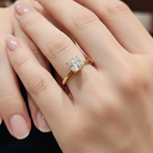 Radiant Cut Diamond Solitaire Ring