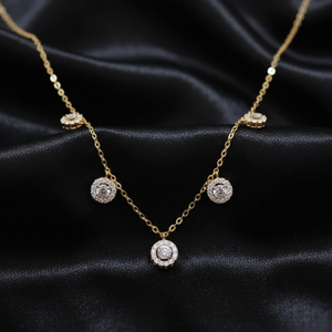 Eternal Halo Station Necklace