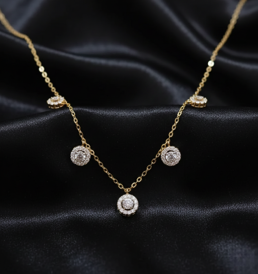 Eternal Halo Station Necklace