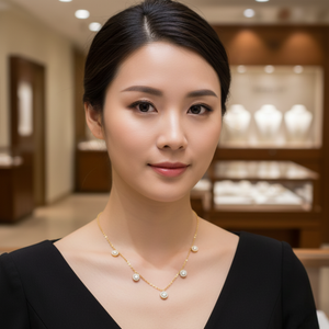 Eternal Halo Station Necklace