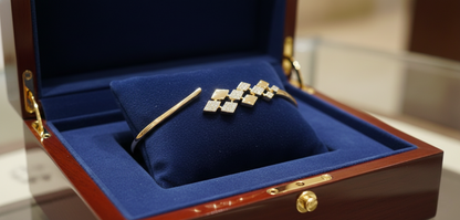 Geometric Brilliance Open Cuff