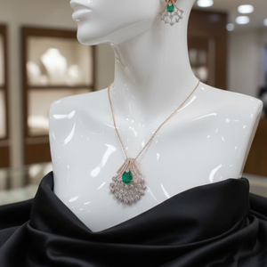 Regency Emerald Cascade Set