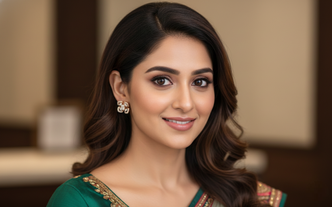 Rose Gold Quatrefoil Bloom Studs