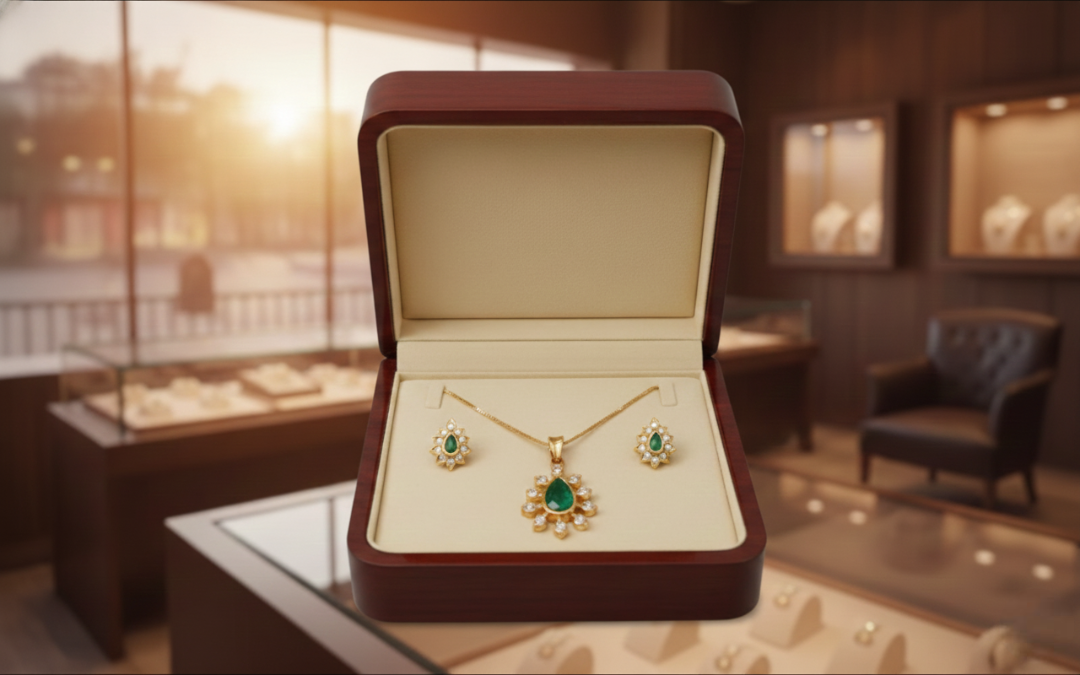 Imperial Emerald Heritage Bangles