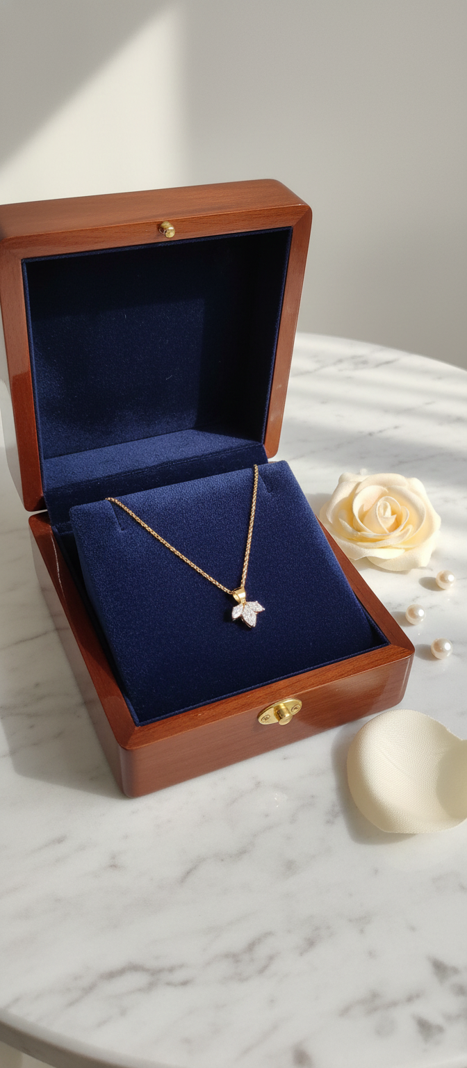 Marquise Blossom Pendant