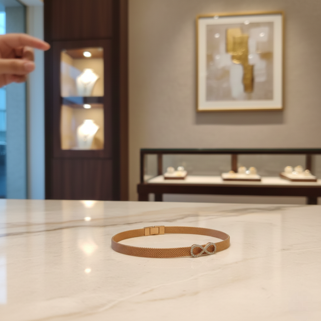 Timeless Infinity Mesh Bracelet
