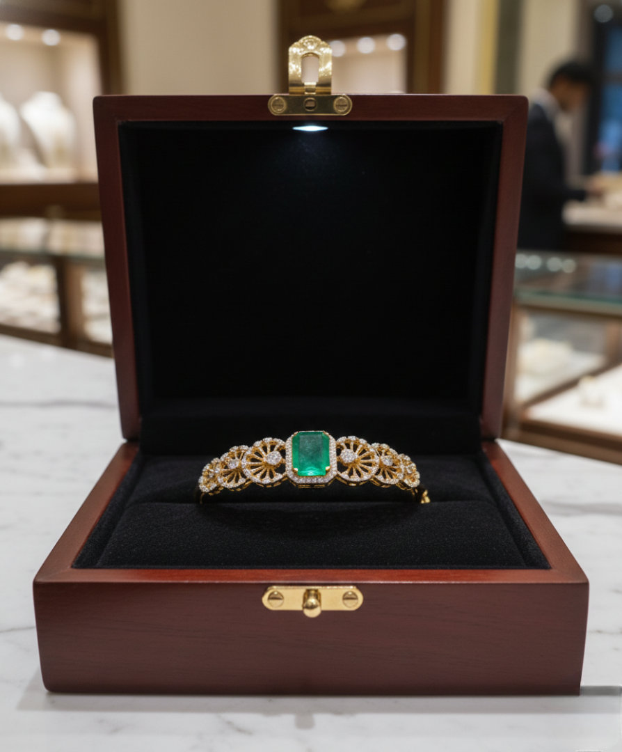 Emerald Radiance Gala Bangle