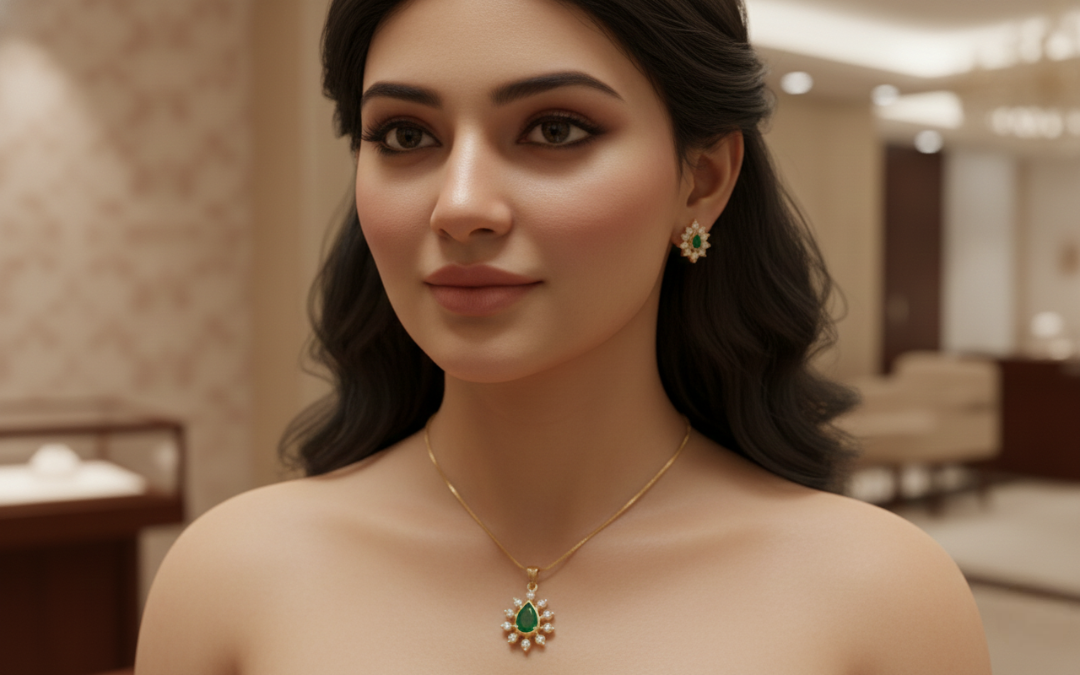 Imperial Emerald Heritage Bangles