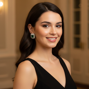 22K Gold Heritage Polki Style Studs