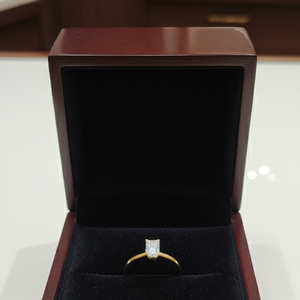 Radiant Cut Diamond Solitaire Ring