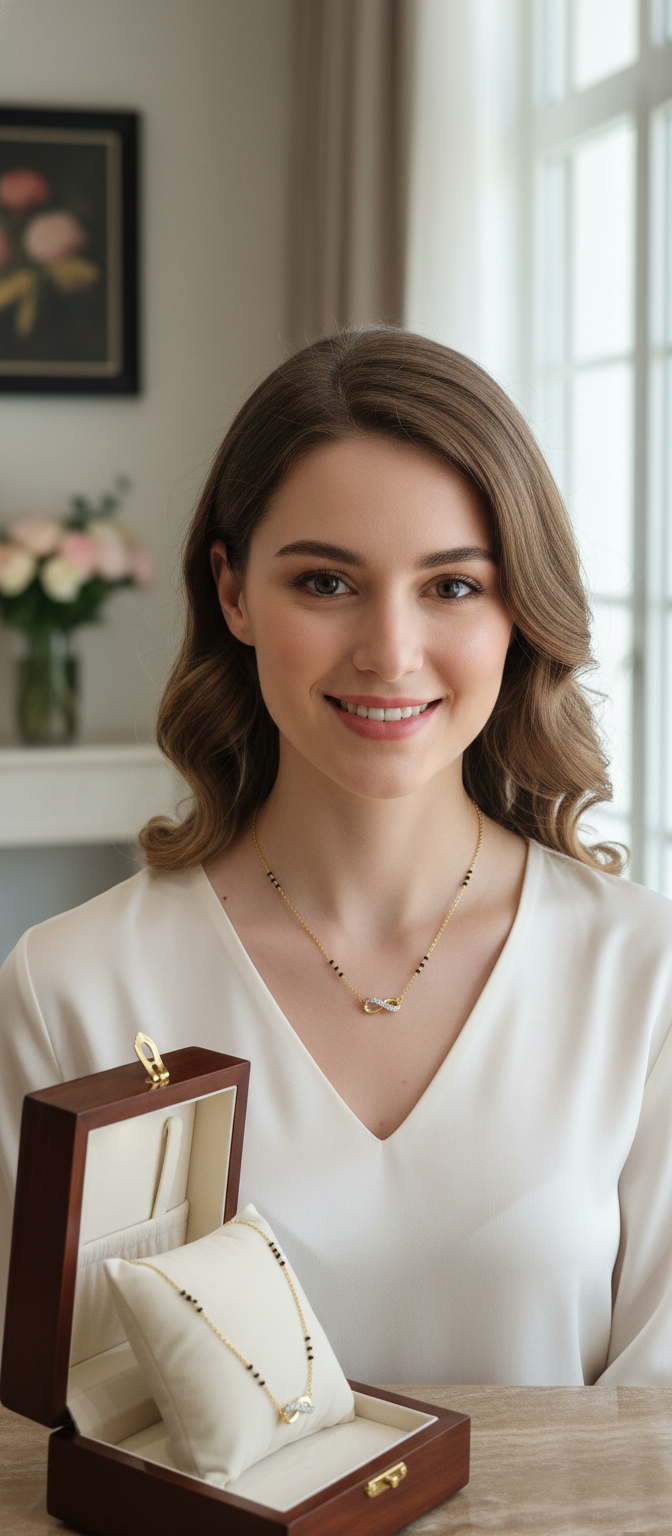 Infinity Diamond Mangalsutra