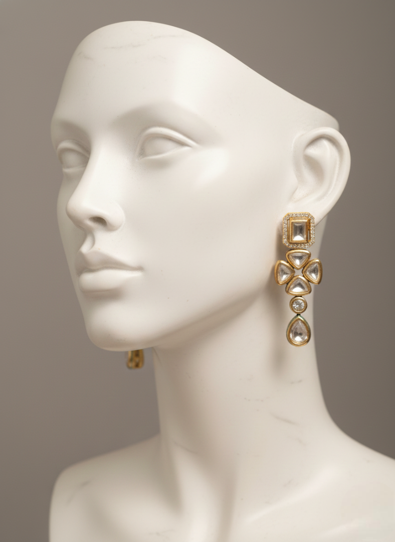 Imperial Polki Drop Earrings