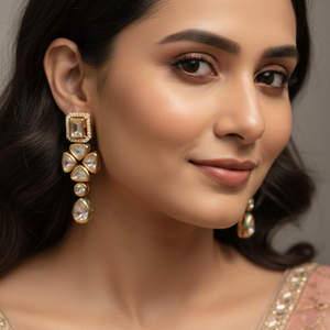 Imperial Polki Drop Earrings