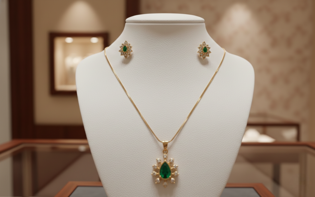 Imperial Emerald Heritage Bangles