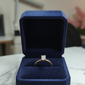 Radiant Solitaire Promise Ring