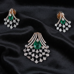 Regency Emerald Cascade Set
