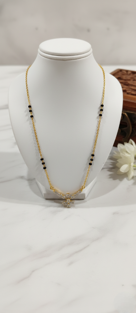 Astra Diamond Mangalsutra Necklace