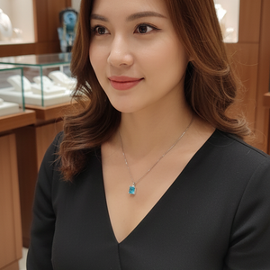 Radiant Eternity Tennis Necklace
