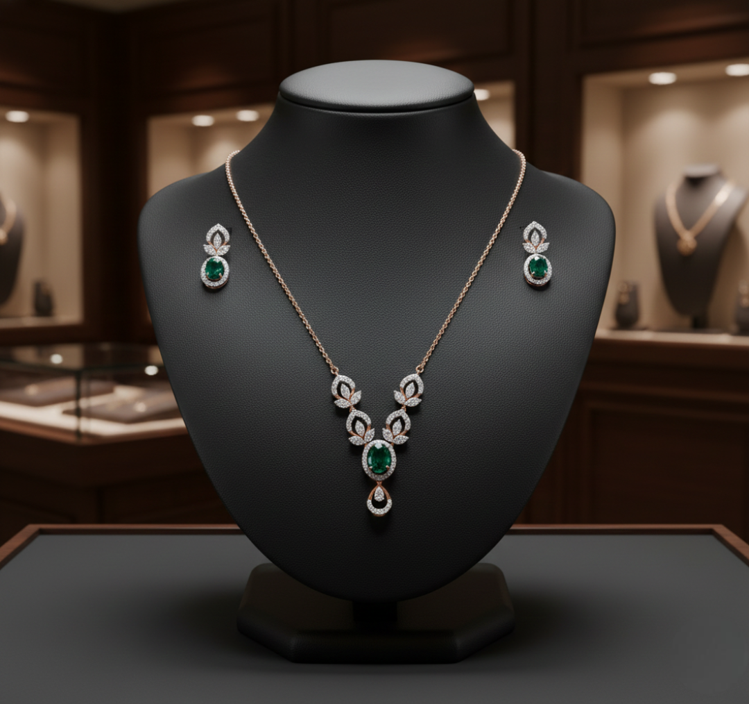 Verdant Muse Pendant Set