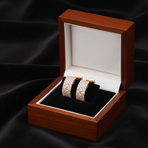 Blossom Pavé Huggie Hoops