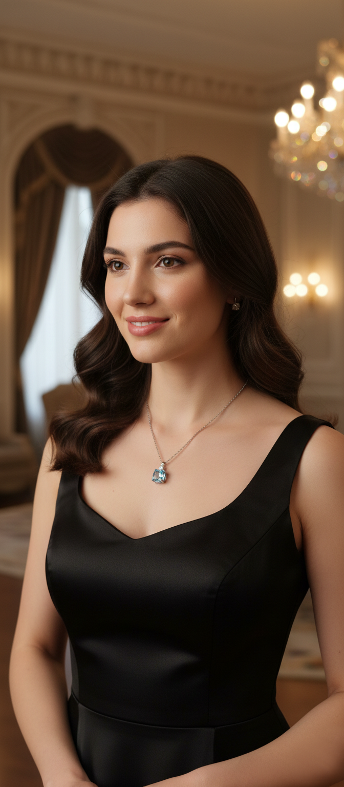 Emerald Empress Halo Necklace
