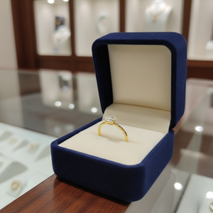 Ethereal Solitaire Ring