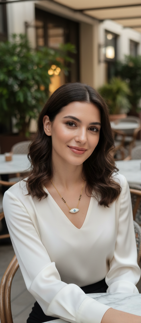 Evil Eye Mother of Pearl Mangalsutra