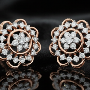 Imperial 22K Gold Polki Style Earrings
