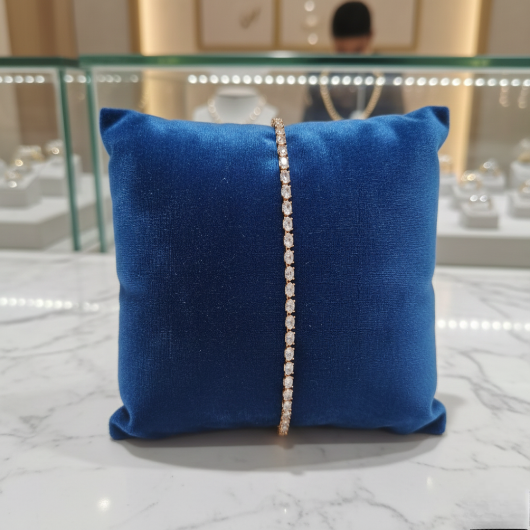 Radiance Rose Gold Tennis Bracelet