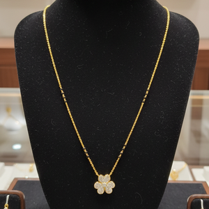 Floral Blossom Diamond Mangalsutra