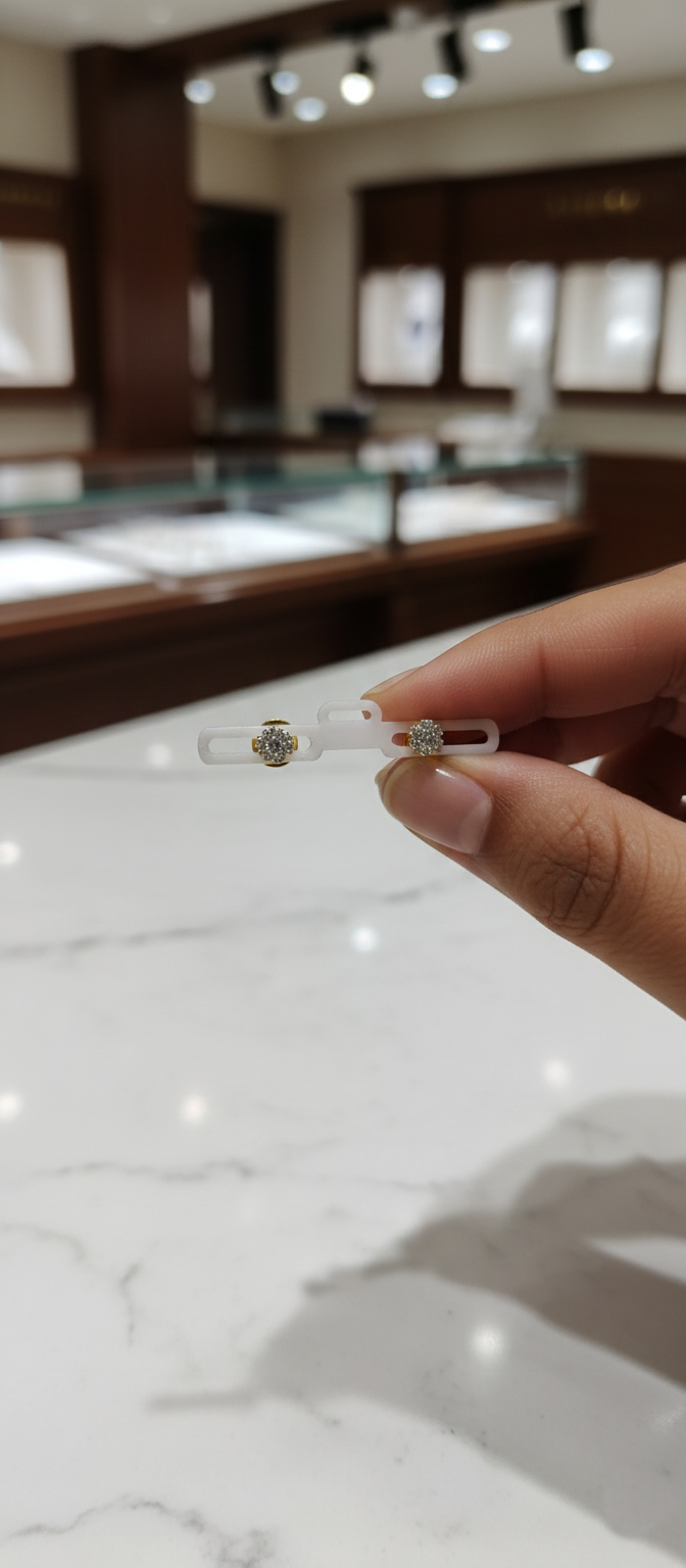 Azure Blossom Studs
