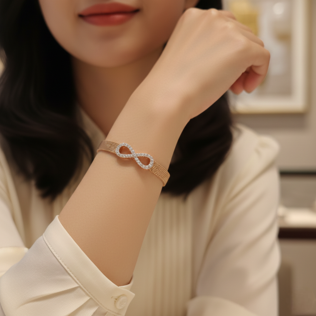 Timeless Infinity Mesh Bracelet