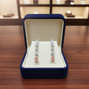 Blush Aurora Drop Earrings