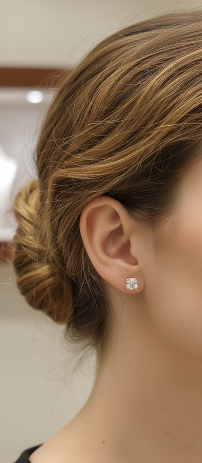 Solitaire Radiance Studs