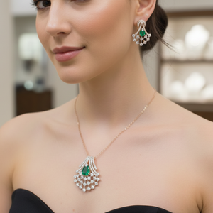 Regency Emerald Cascade Set