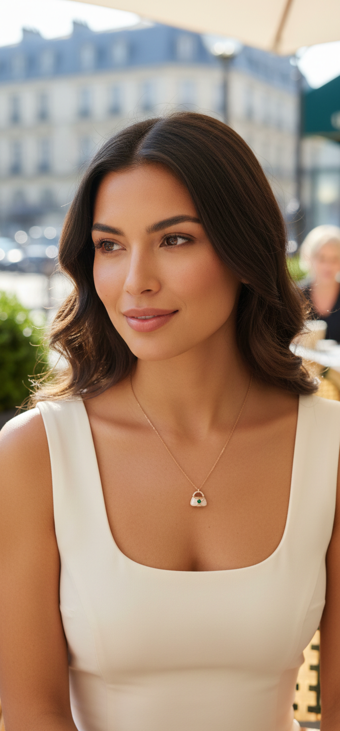 Amethyst Halo Solitaire