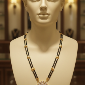 22K Gold Celestial Fan Mangalsutra