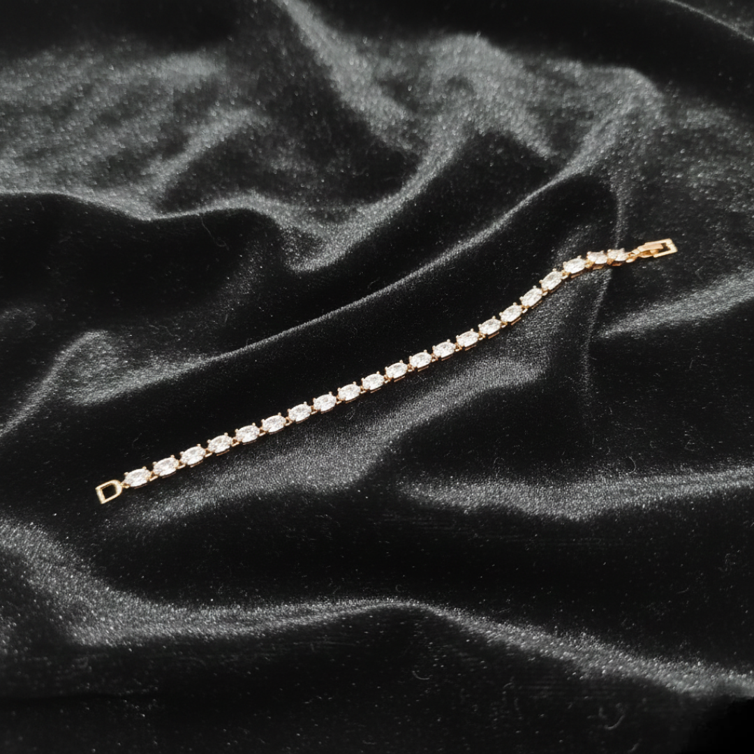 Radiance Rose Gold Tennis Bracelet