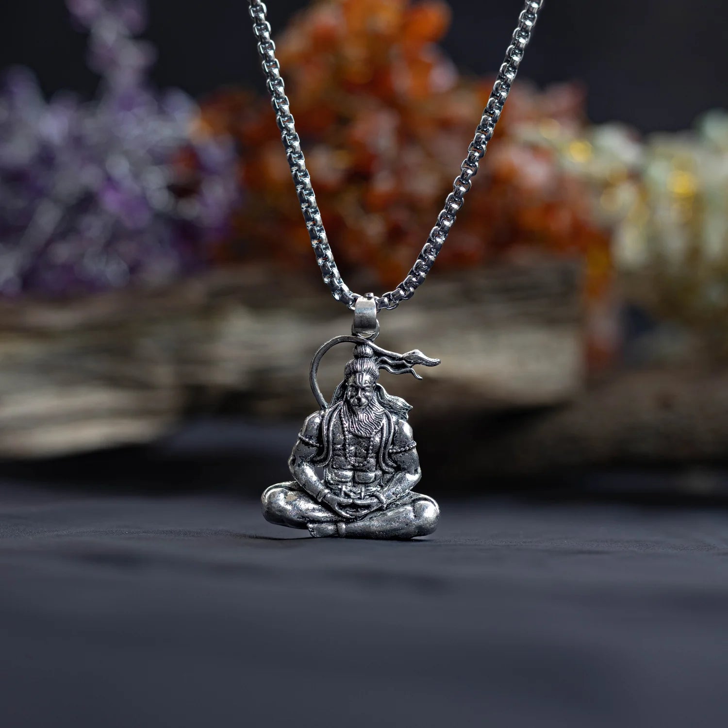 Antique Silver Lord Shiva Adiyogi Pendant